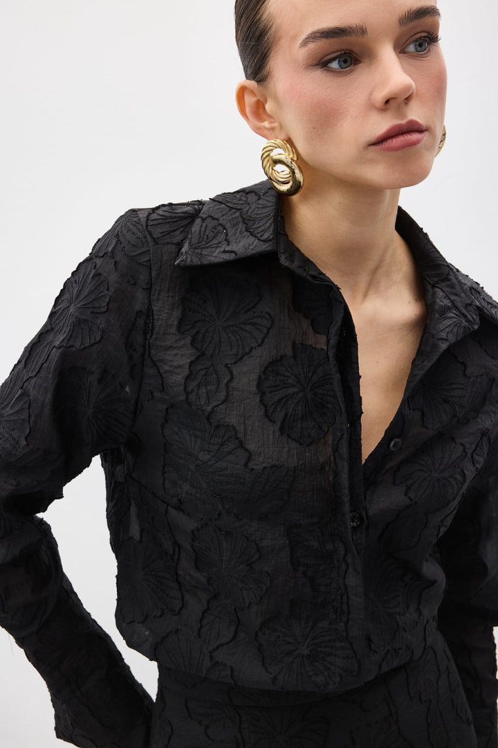 Sateen Chemise Belica - Noir