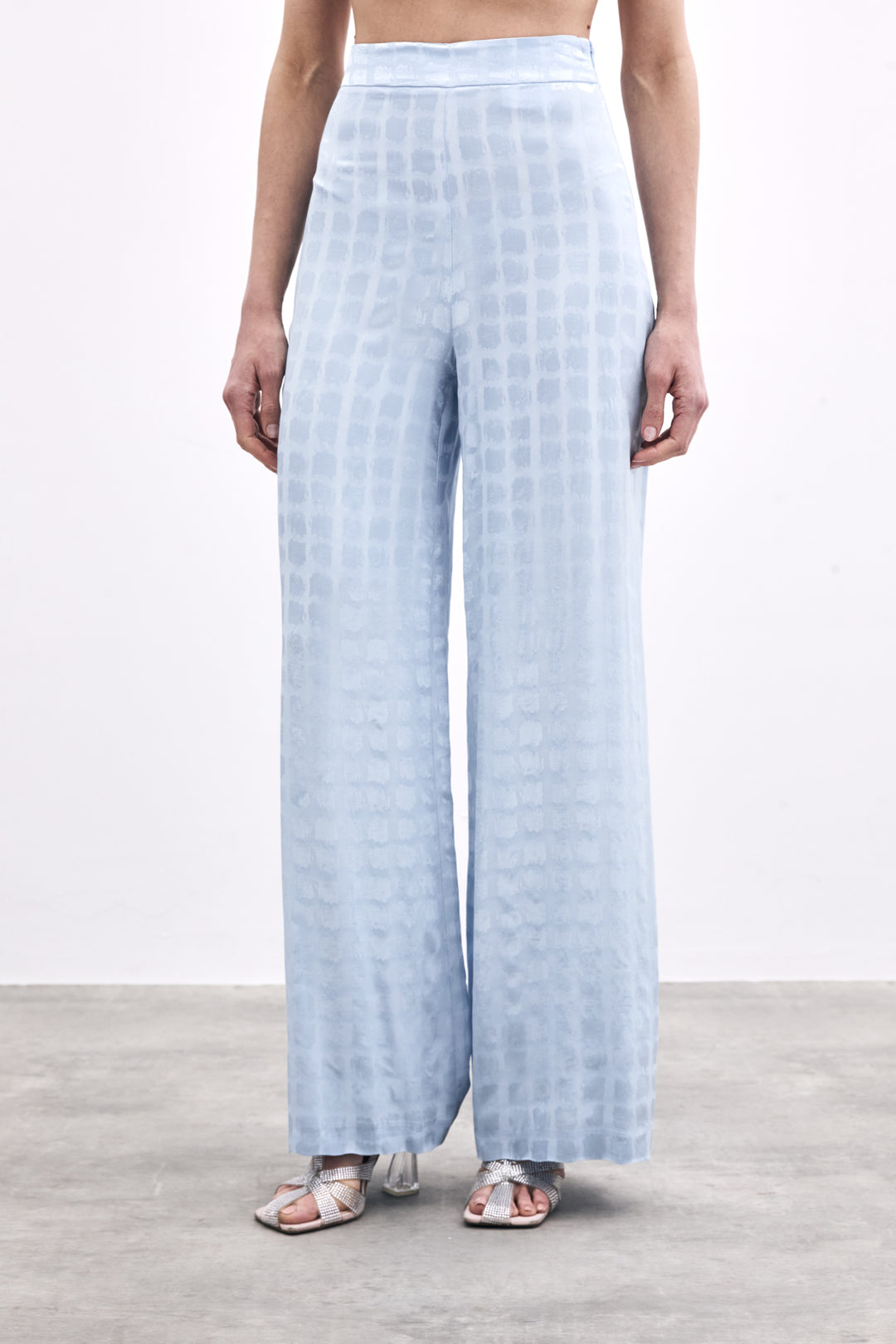 Sateen Pantalon Large - bebe Bleu