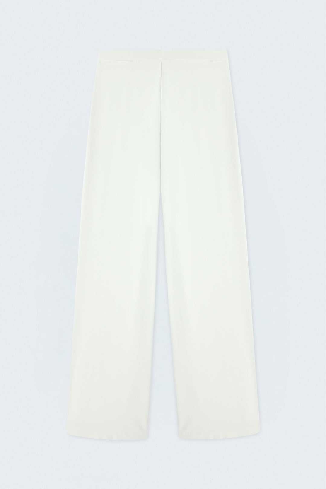 Sateen Pantalon Large - Écru