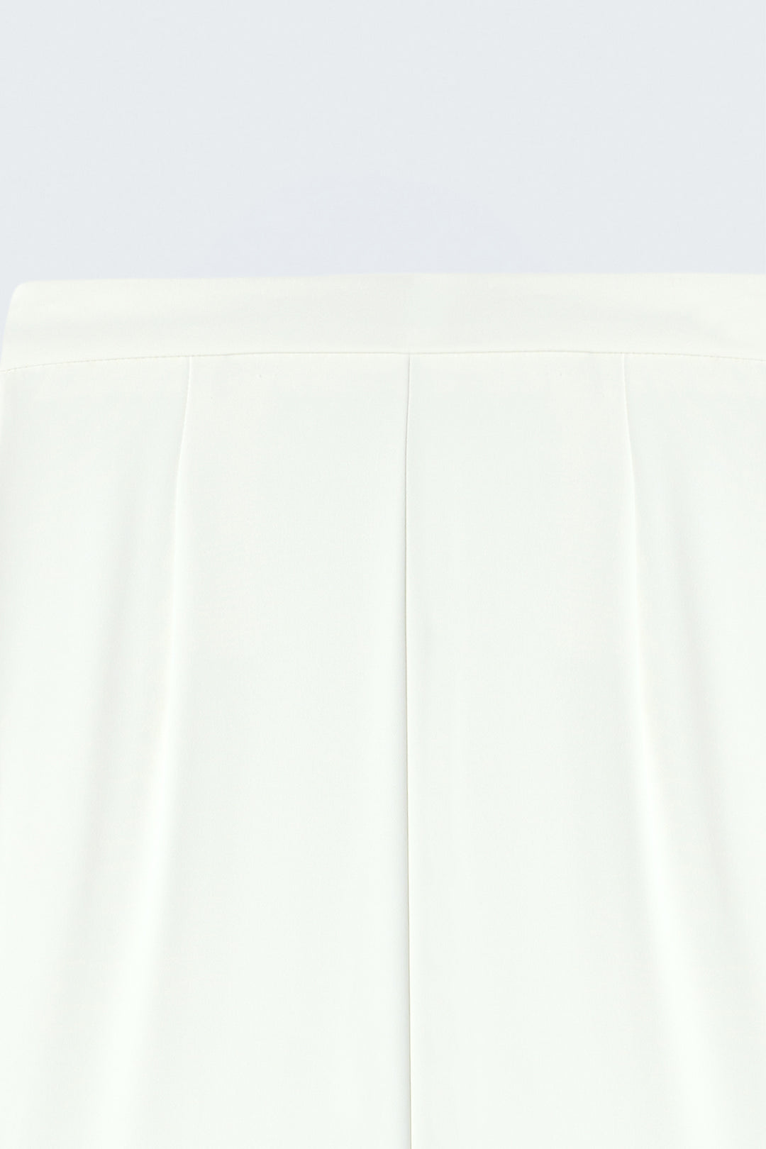 Sateen Pantalon Large - Écru