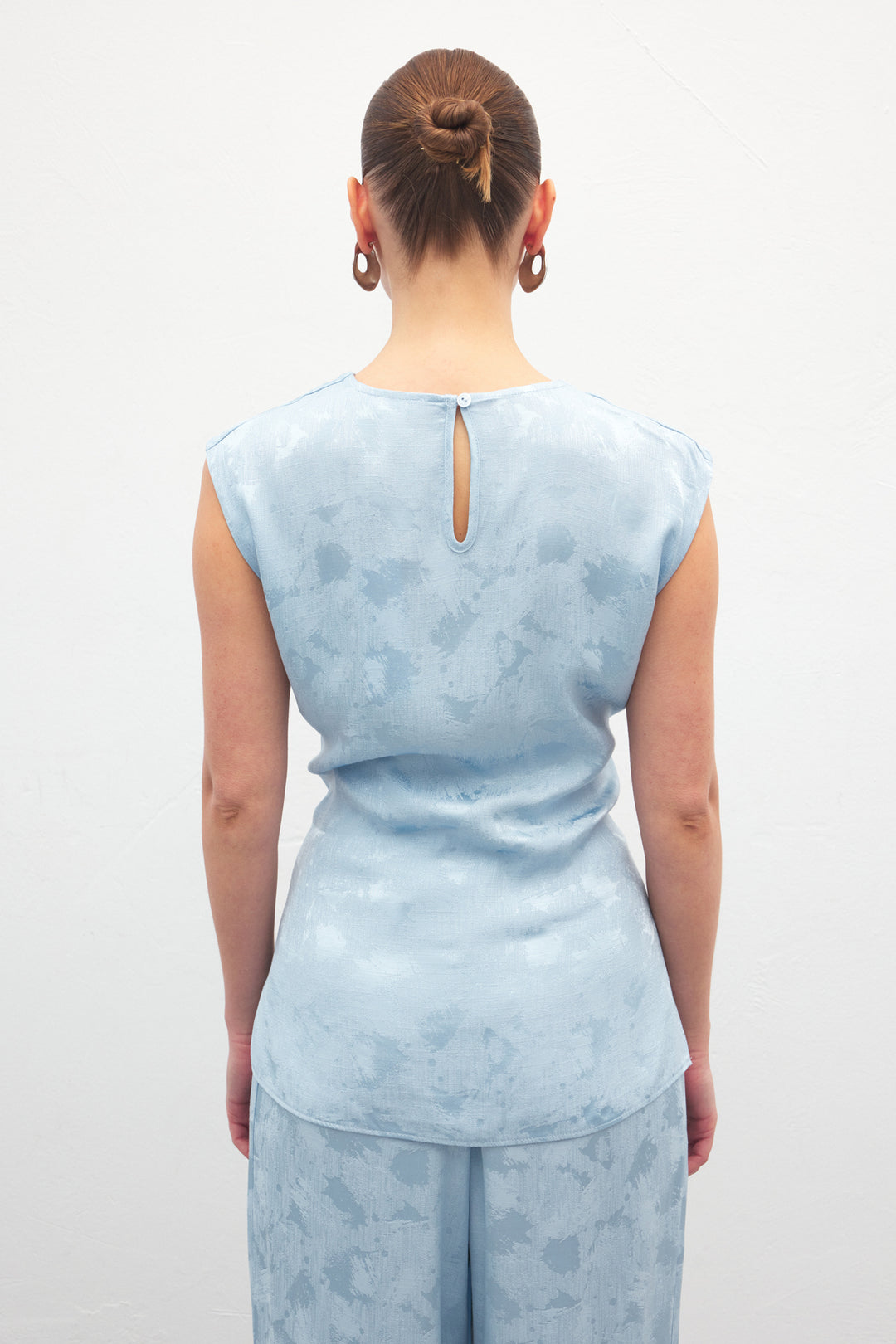 Sateen Blouse Camila - bebe Bleu