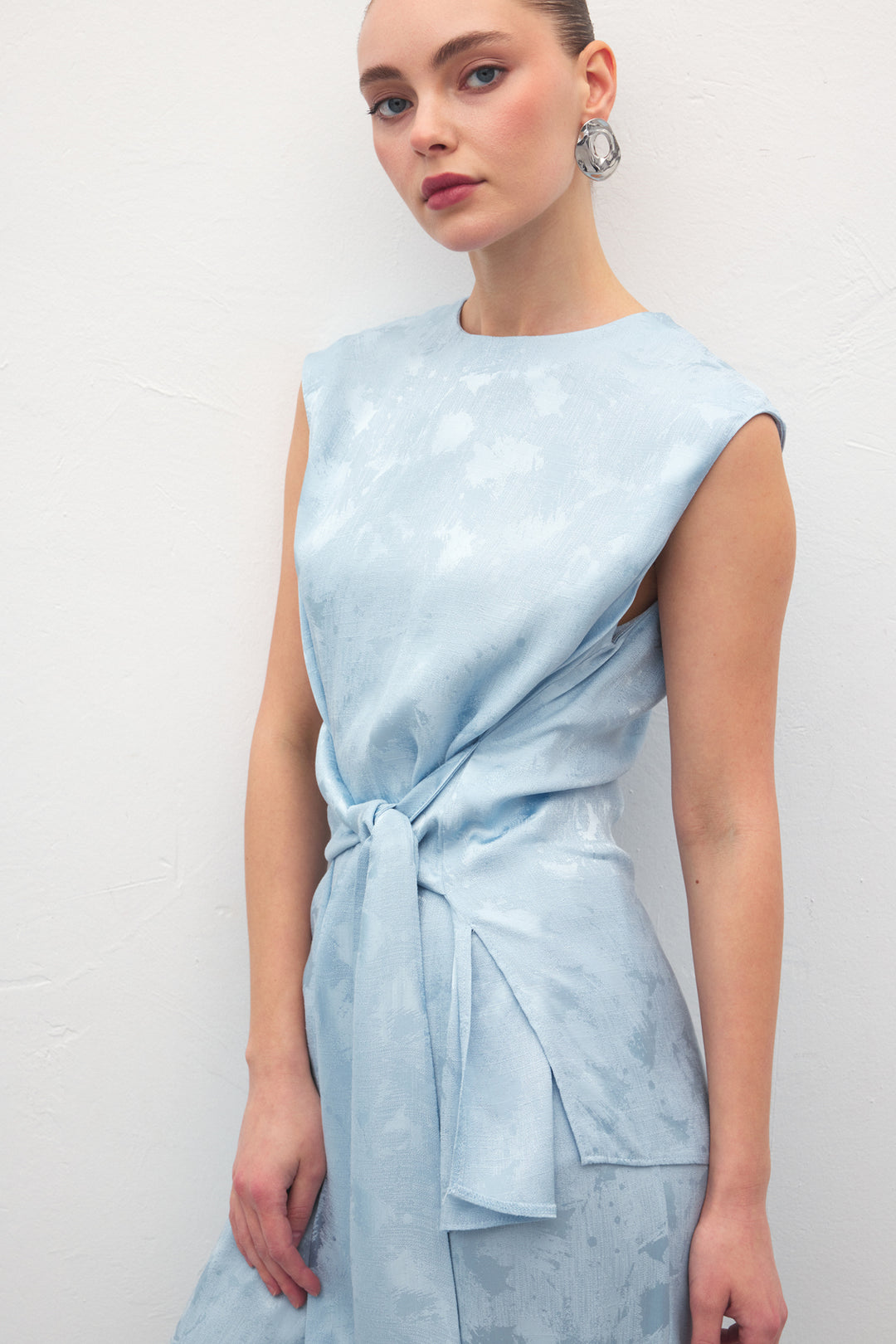 Sateen Blouse Camila - bebe Bleu