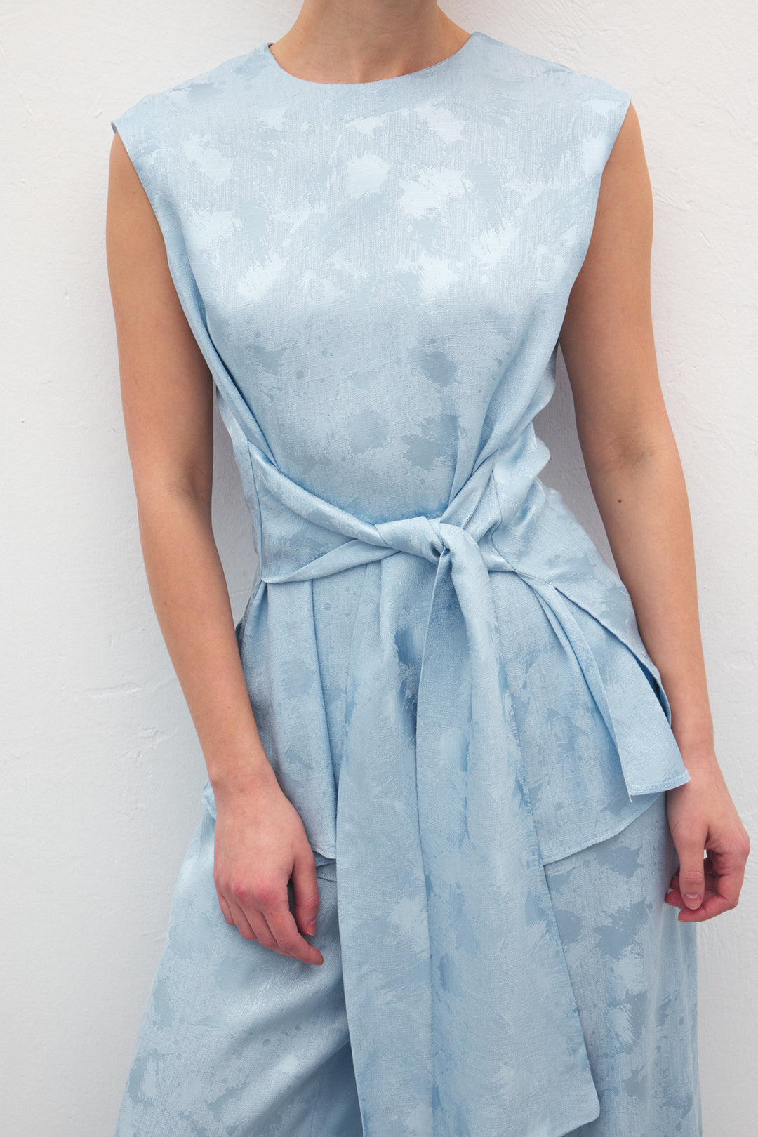 Sateen Blouse Camila - bebe Bleu
