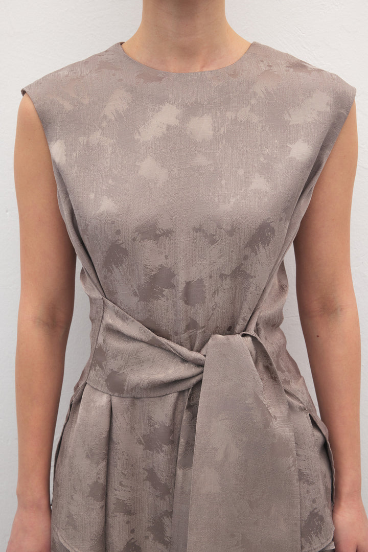 Sateen Blouse Camila - Vison