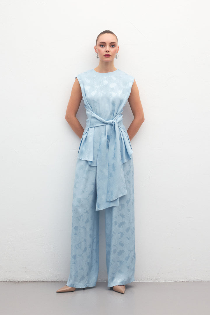 Sateen Pantalon Camila - bebe Bleu