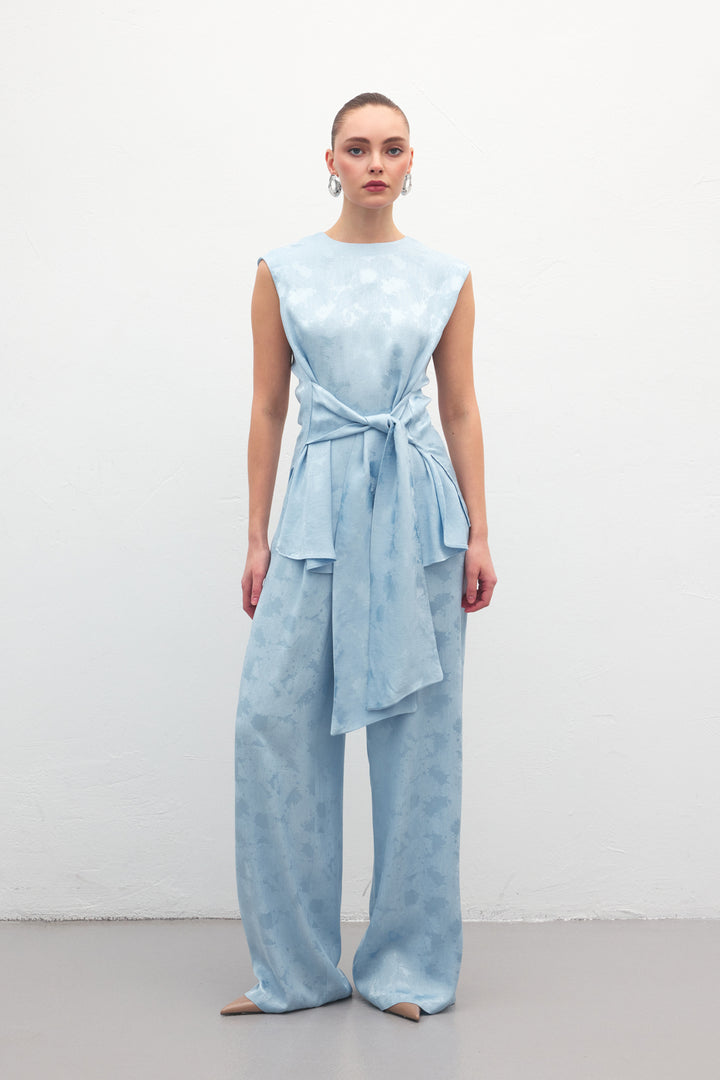 Sateen Pantalon Camila - bebe Bleu
