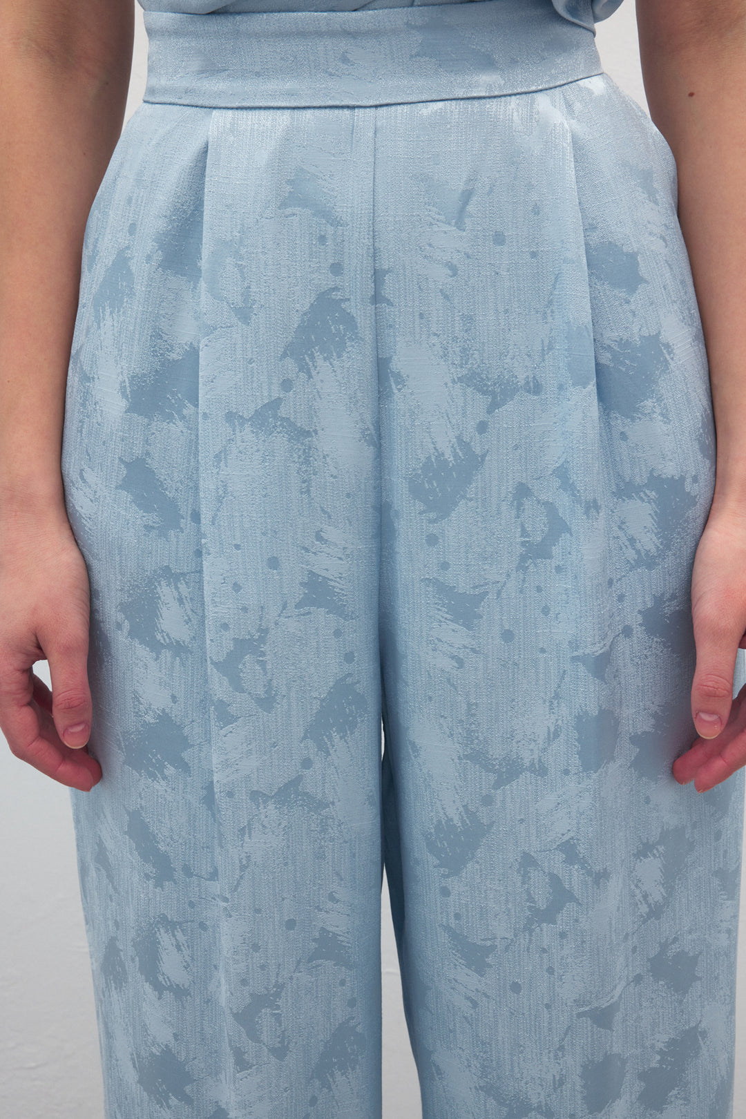 Sateen Pantalon Camila - bebe Bleu