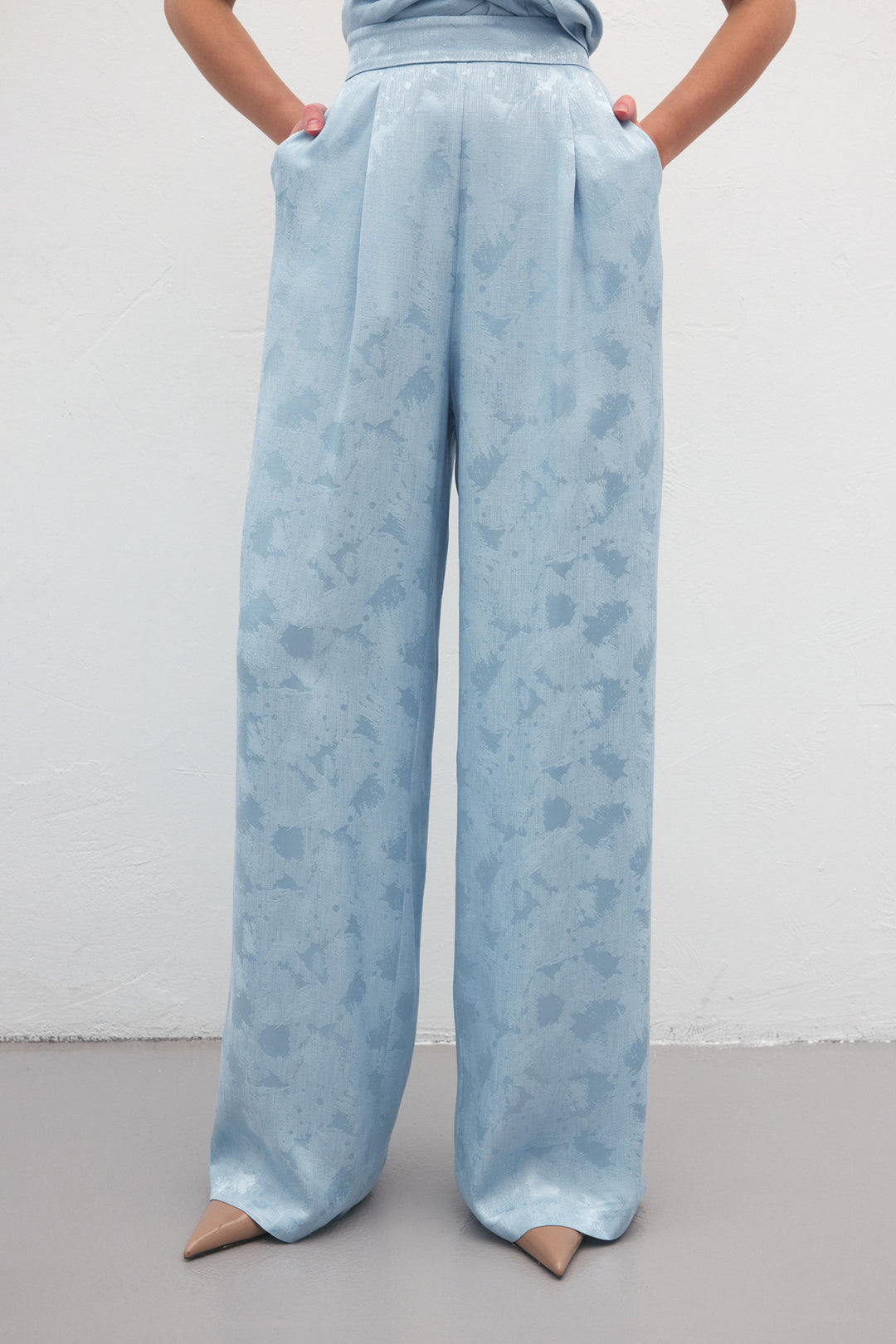 Sateen Pantalon Camila - bebe Bleu