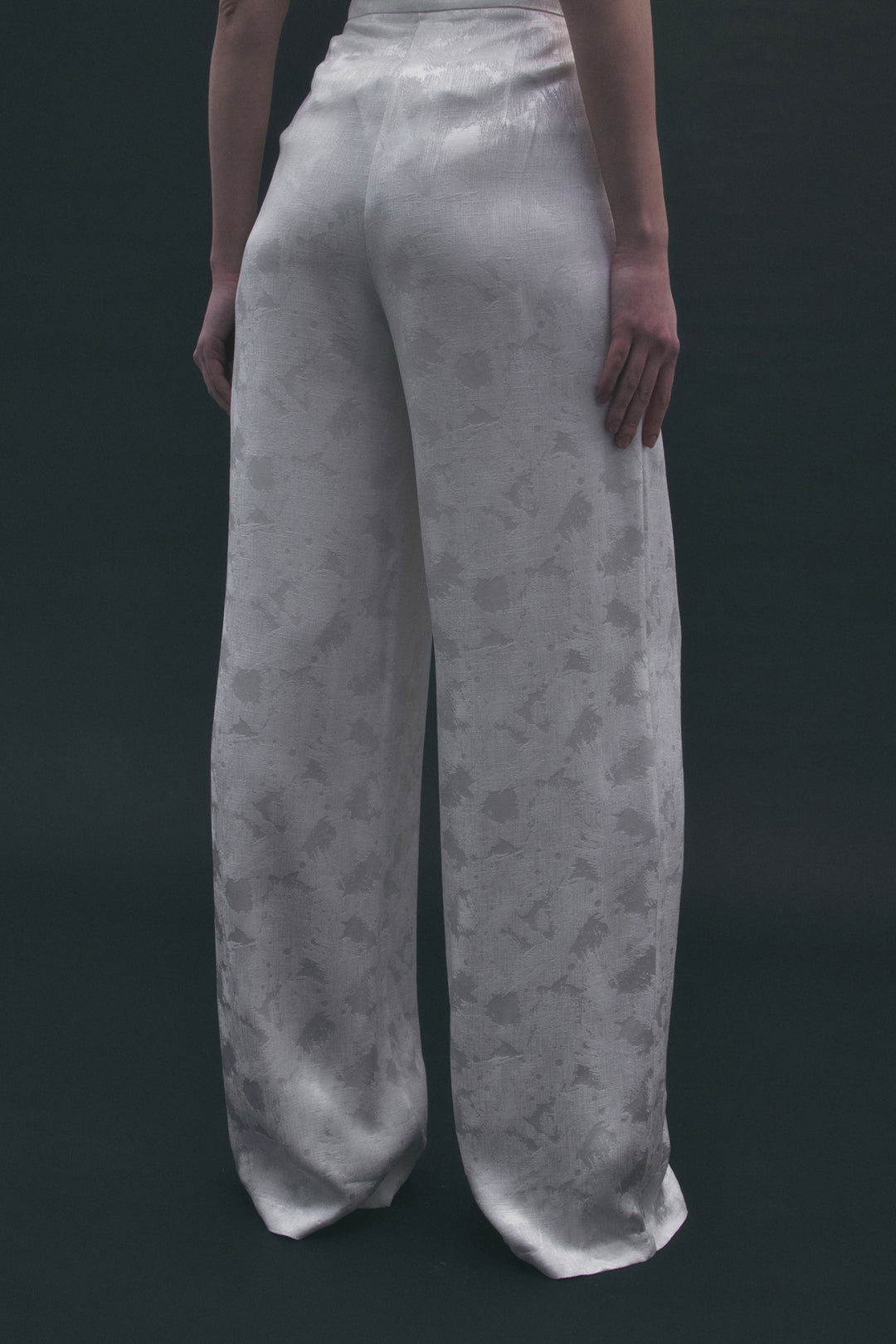 Sateen Pantalon Camila - Écru