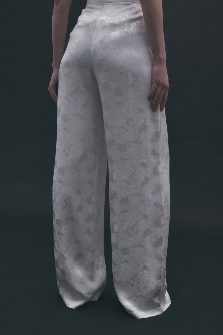 Sateen Pantalon Camila - Écru