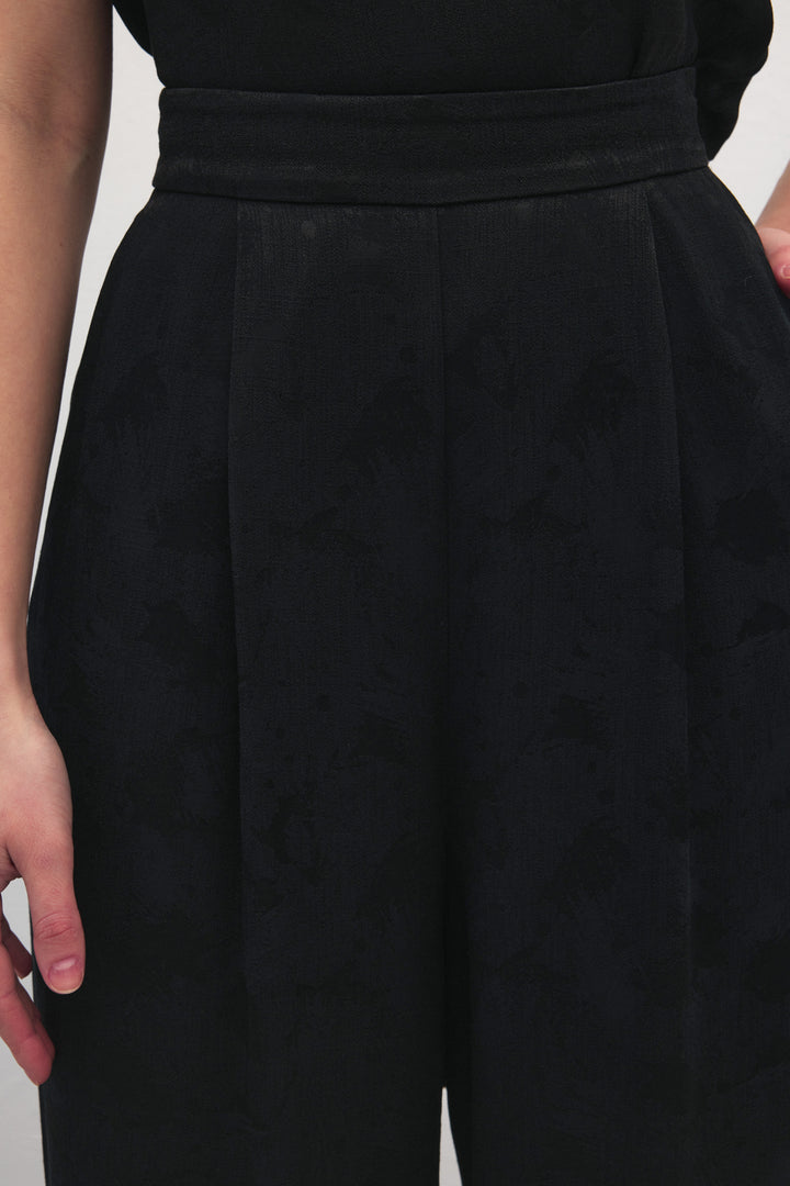 Sateen Pantalon Camila - Noir