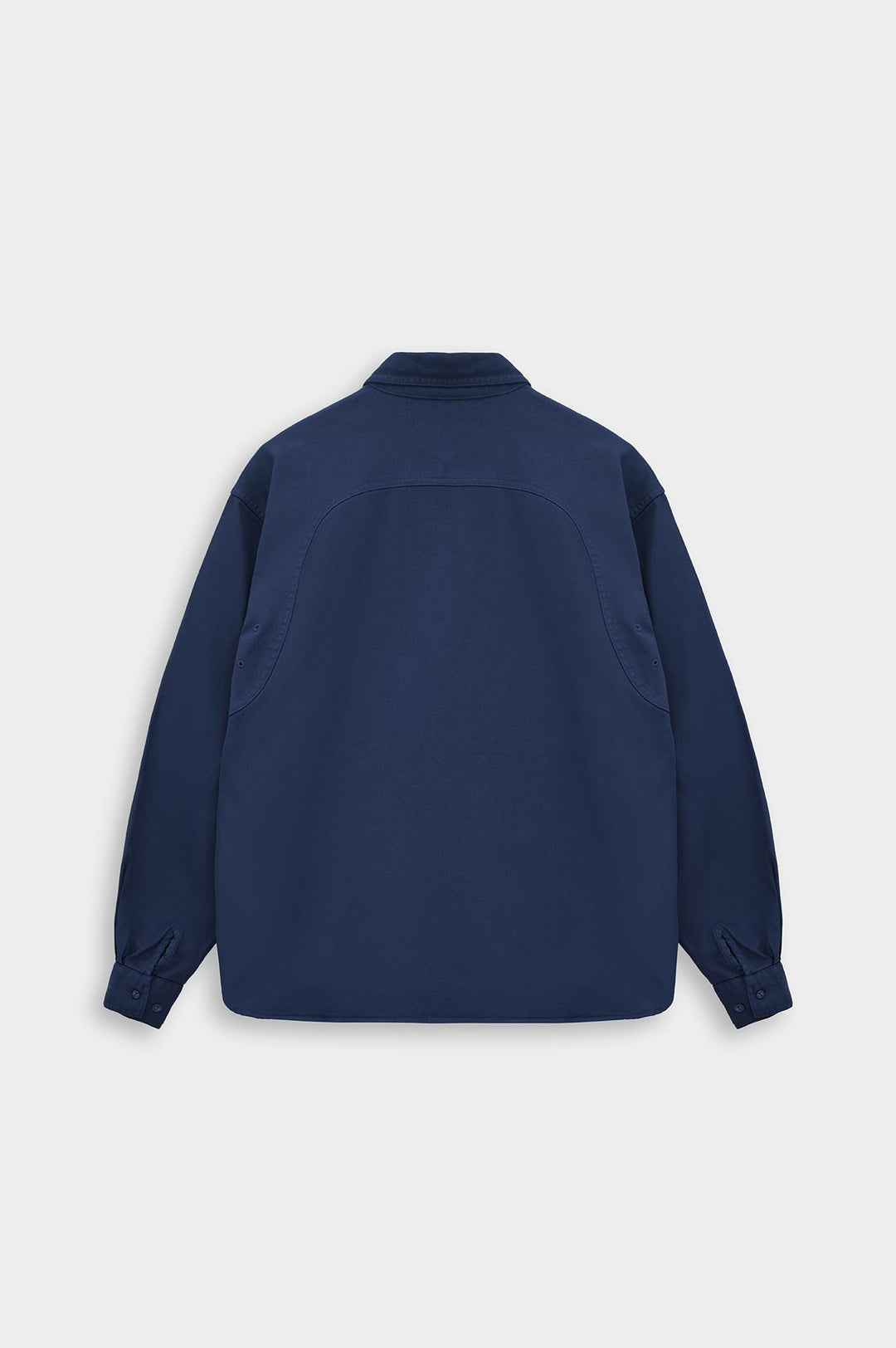 Giesto Chemise en gabardine bleu marine à double poche - Bleu marine