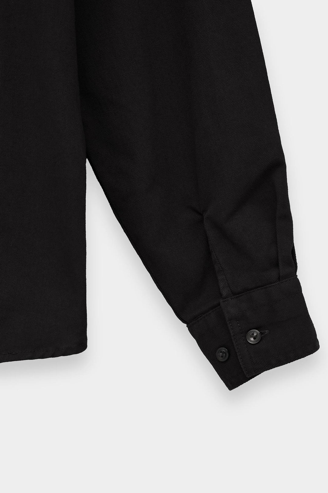 Giesto Chemise en gabardine noire à poches doubles - Noir