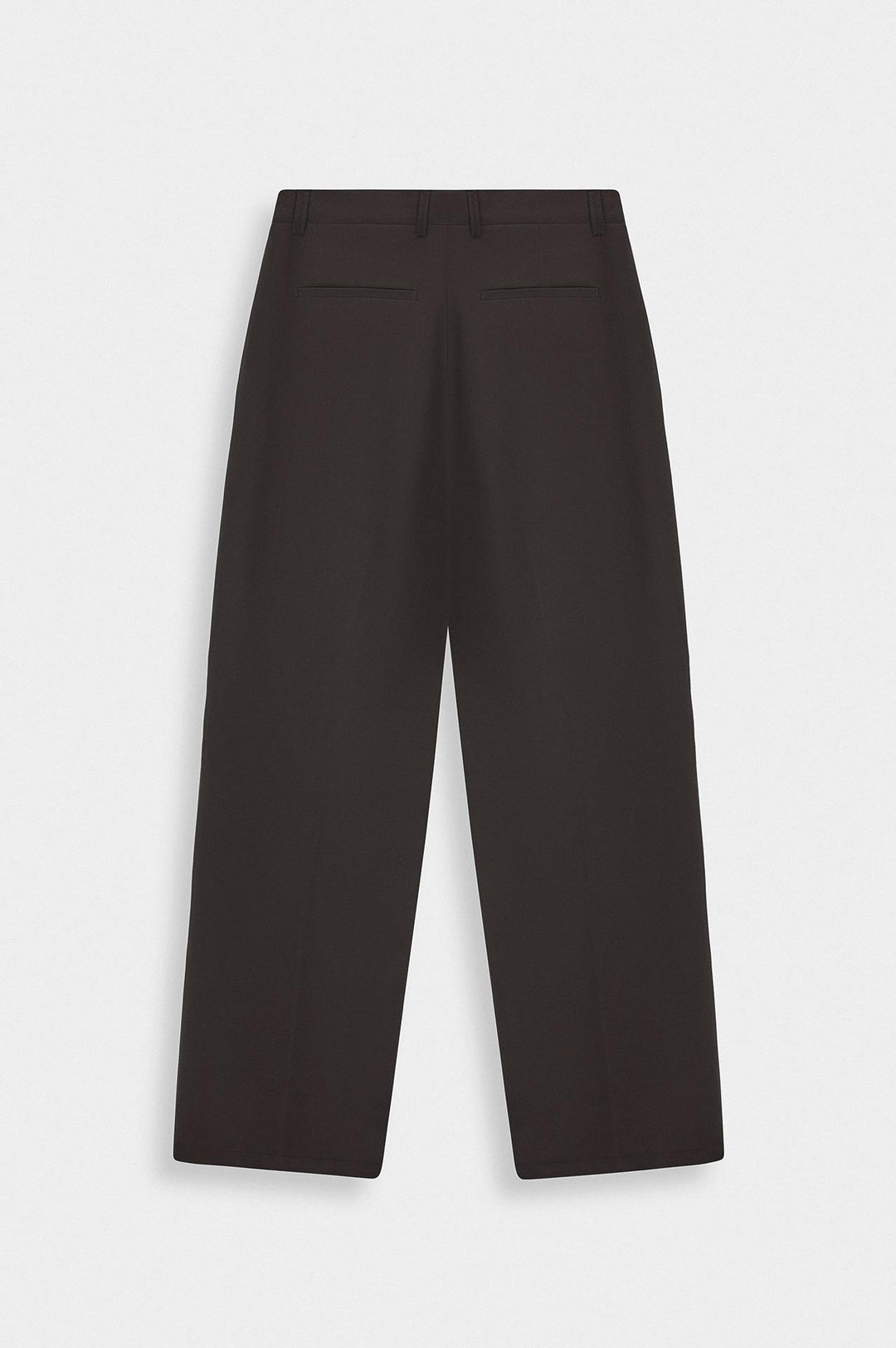 Giesto Pantalon modal marron à double plis - Marron