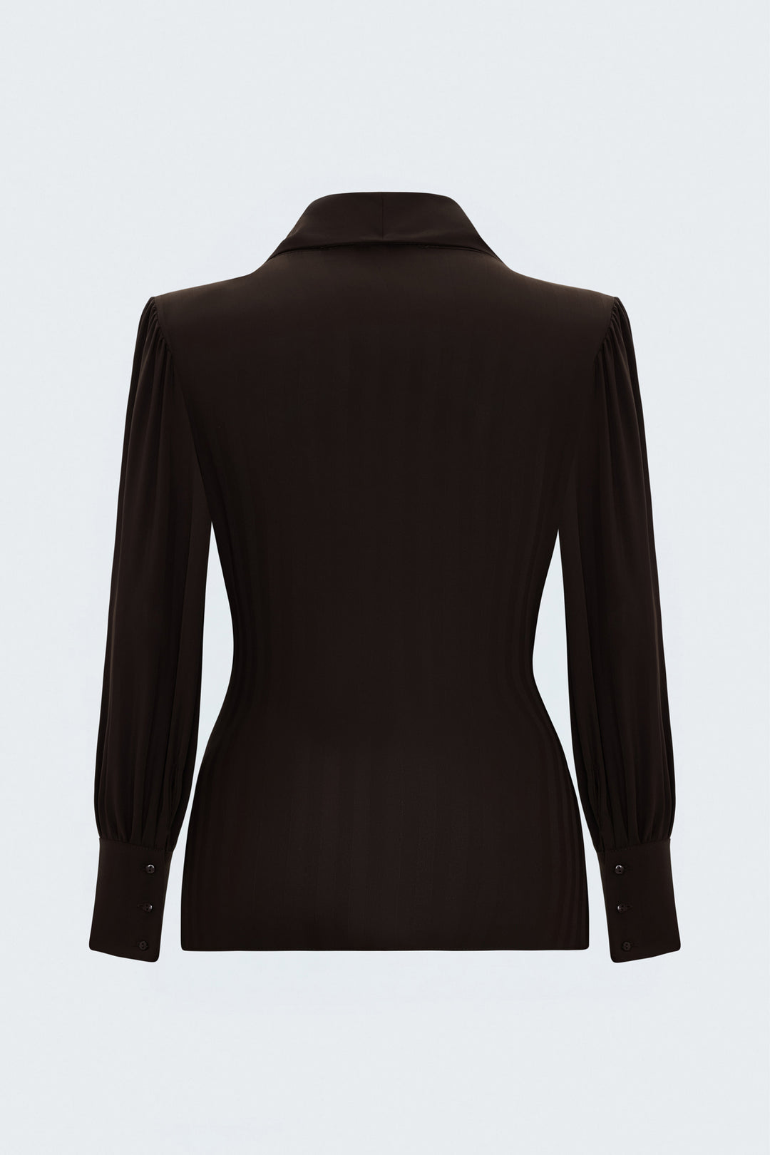 Sateen Blouse Croisée Imprimée - bitter