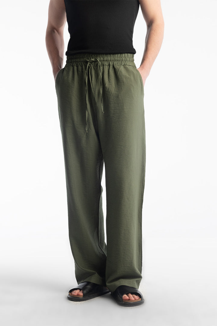 Giesto Pantalon fluide Airy - Kaki