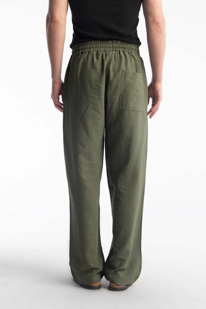 Giesto Pantalon fluide Airy - Kaki