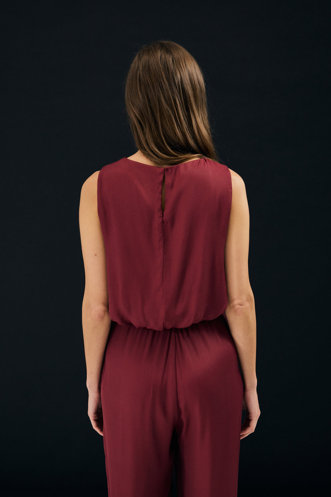 Sateen Blouse Colin - Bordeaux