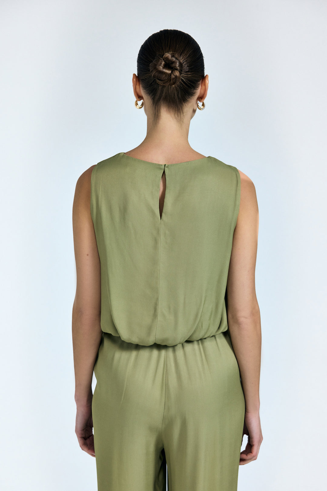 Sateen Blouse Colin - Kaki
