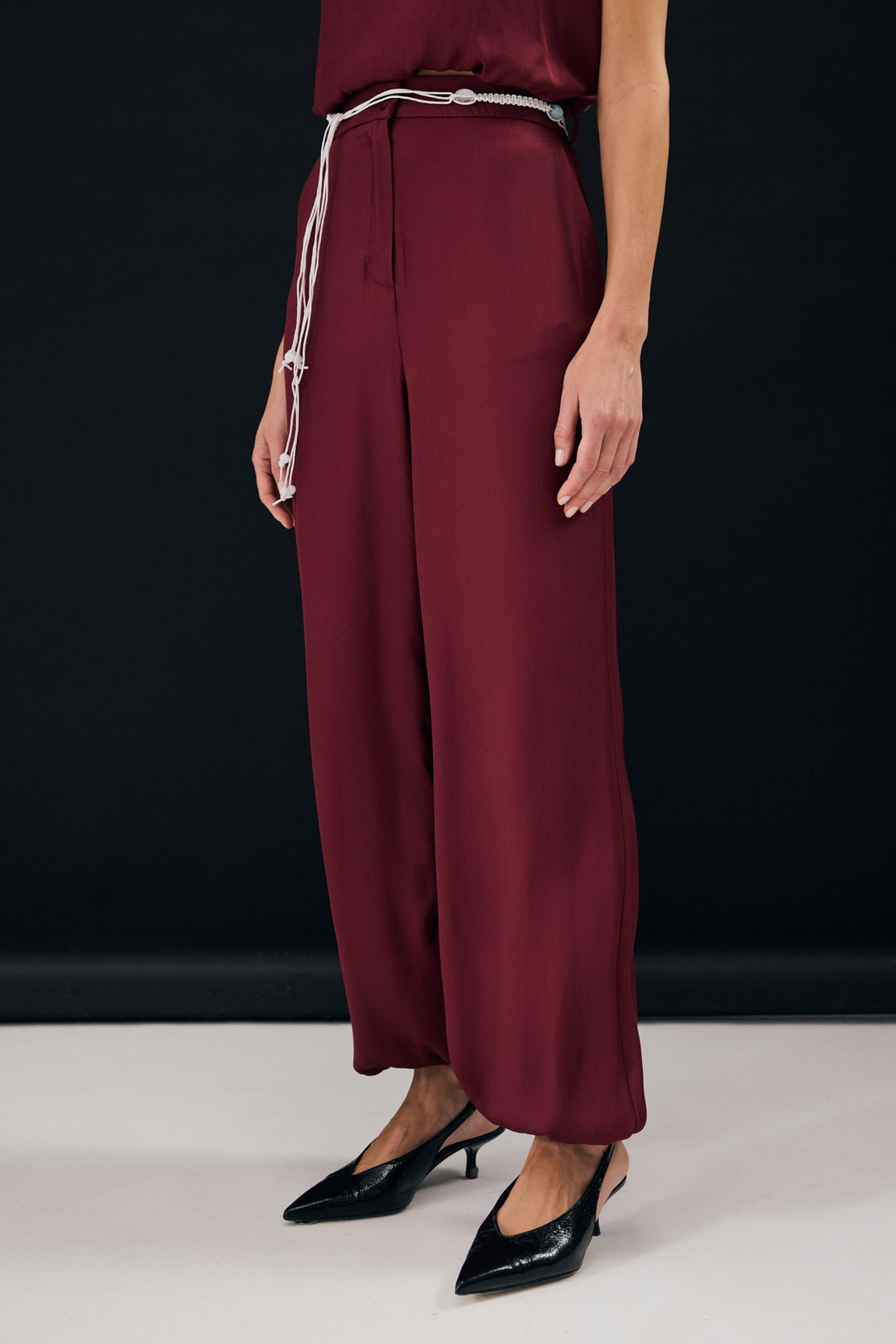 Sateen Pantalon Colin - Bordeaux