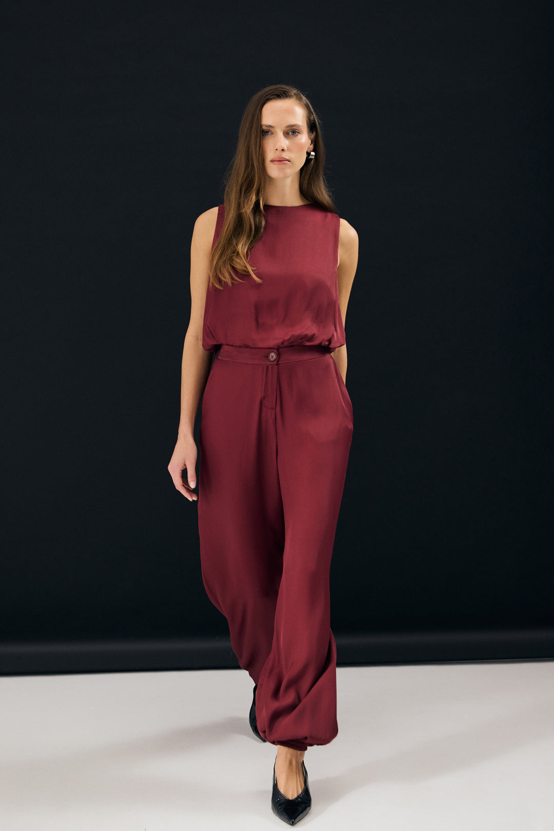 Sateen Pantalon Colin - Bordeaux