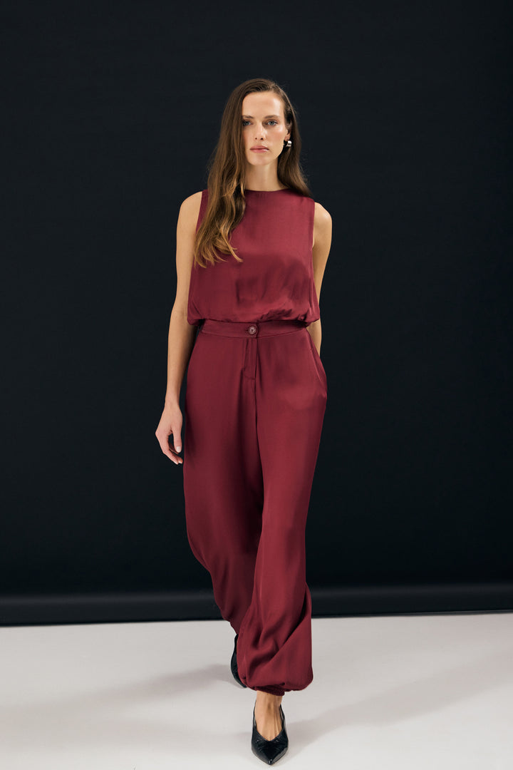 Sateen Pantalon Colin - Bordeaux