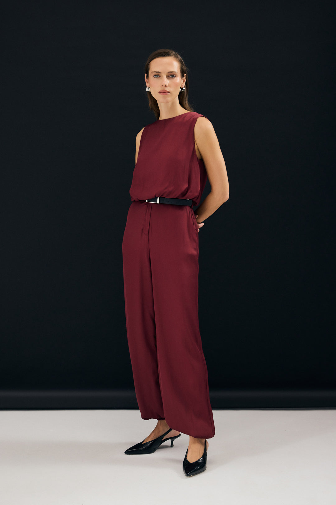Sateen Pantalon Colin - Bordeaux