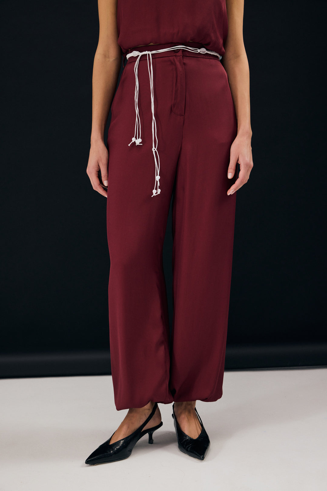 Sateen Pantalon Colin - Bordeaux