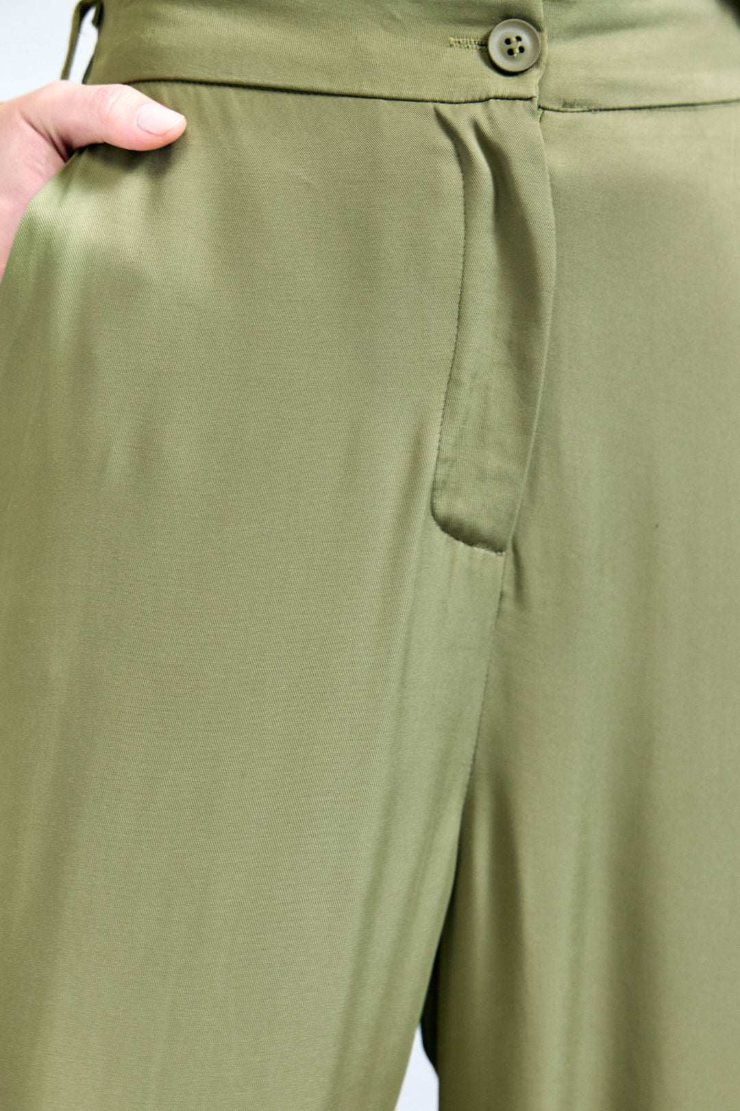 Sateen Pantalon Colin - Kaki