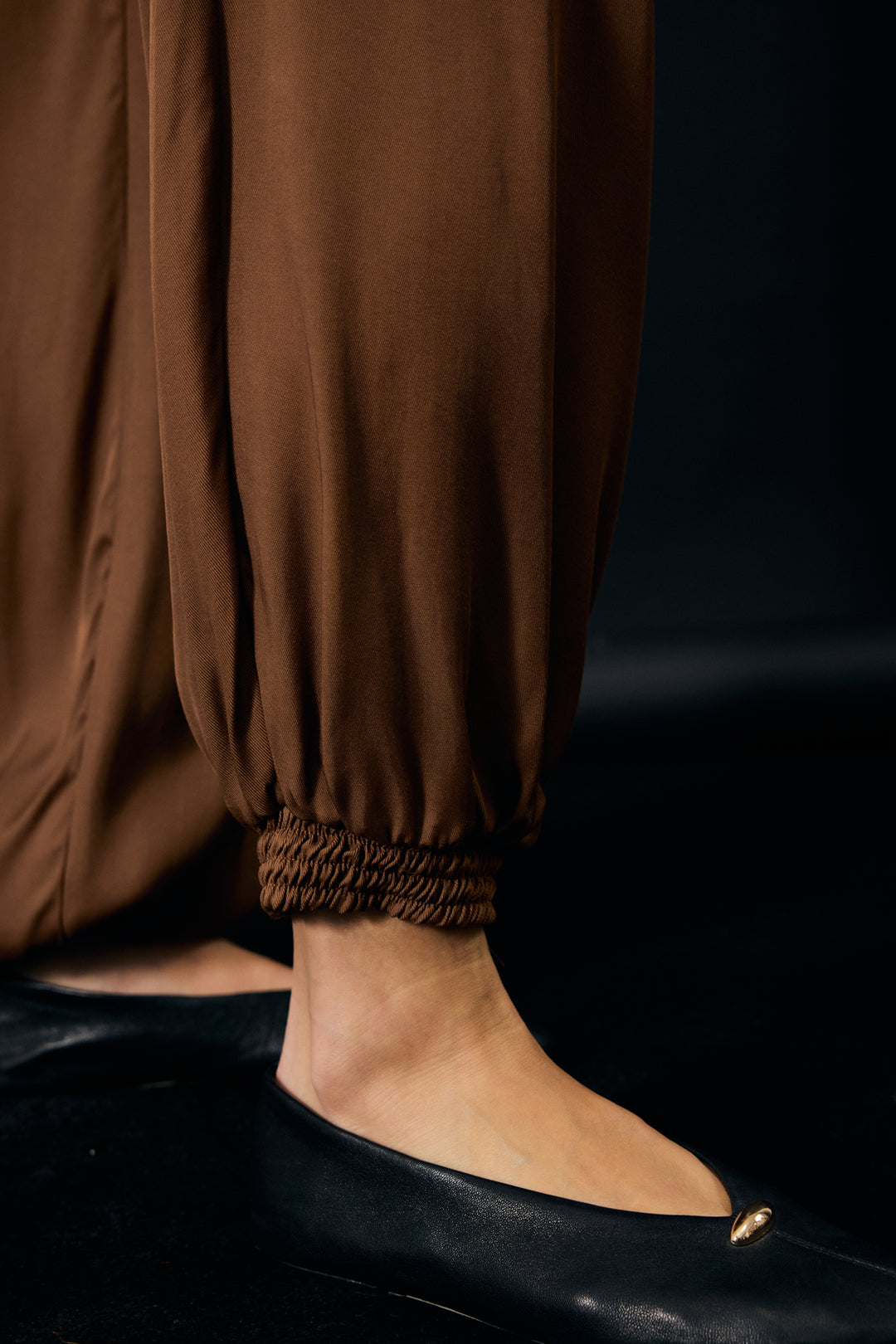 Sateen Pantalon Colin - Marron