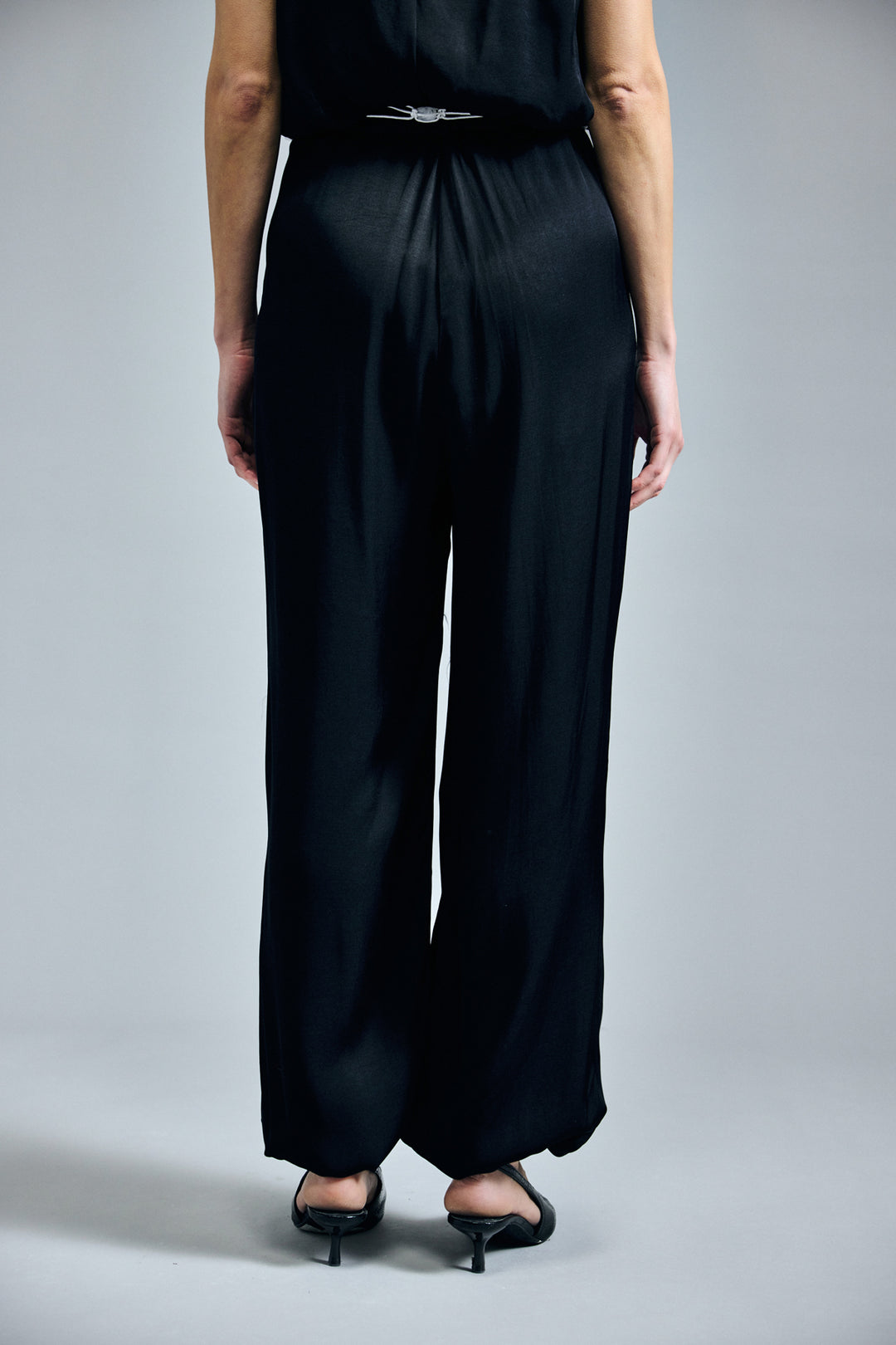 Sateen Pantalon Colin - Noir