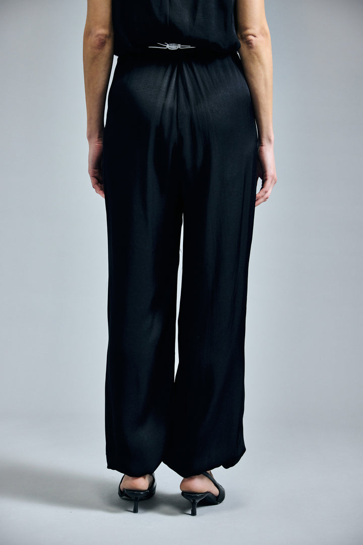 Sateen Pantalon Colin - Noir