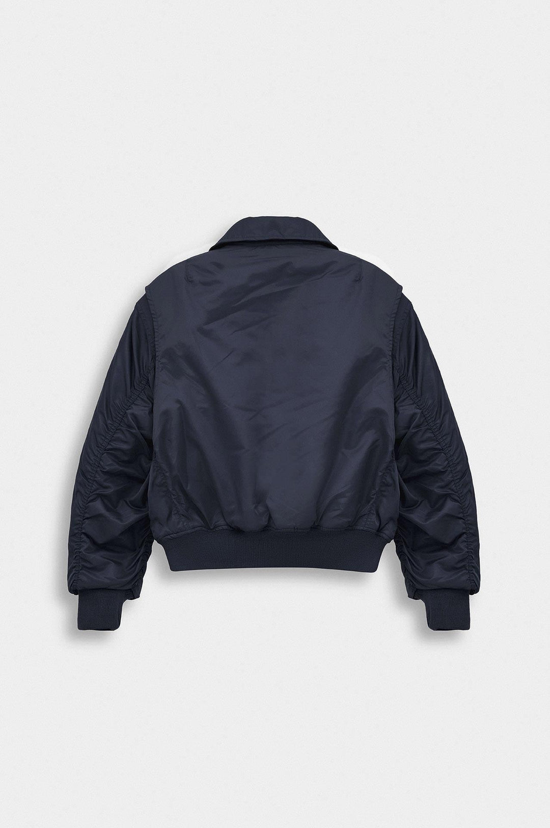 Giesto Veste Crop Bomber Bleu marine - Bleu marine