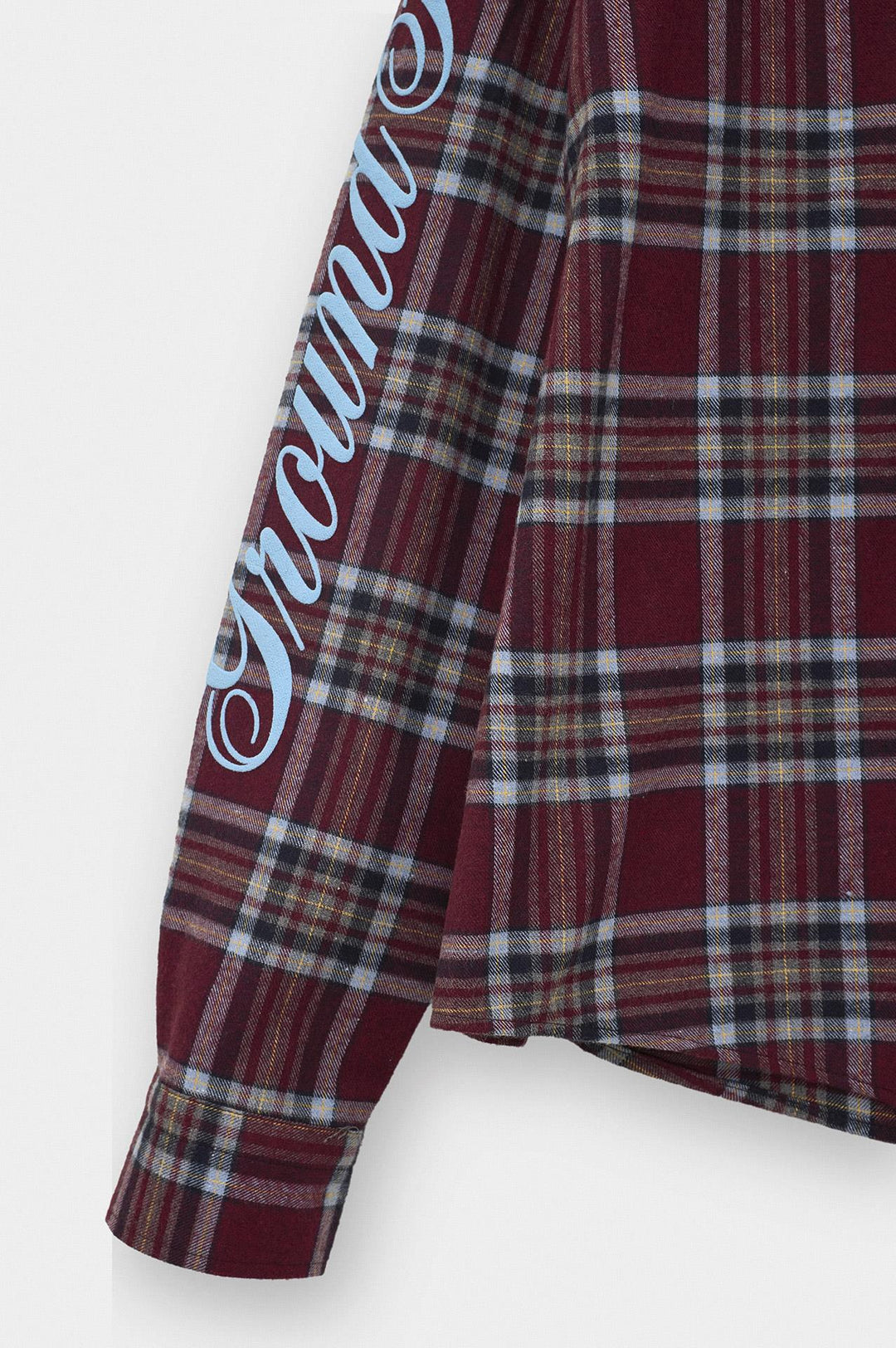 Giesto Chemise bordeaux imprimée coupe crop - Bordeaux