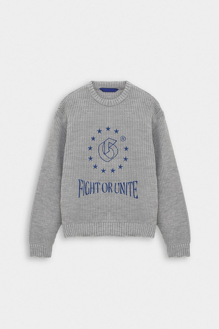 Giesto Pull crop fit gris - Gris
