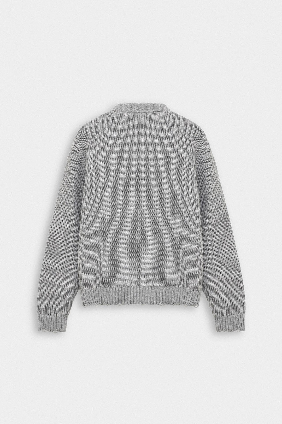 Giesto Pull crop fit gris - Gris