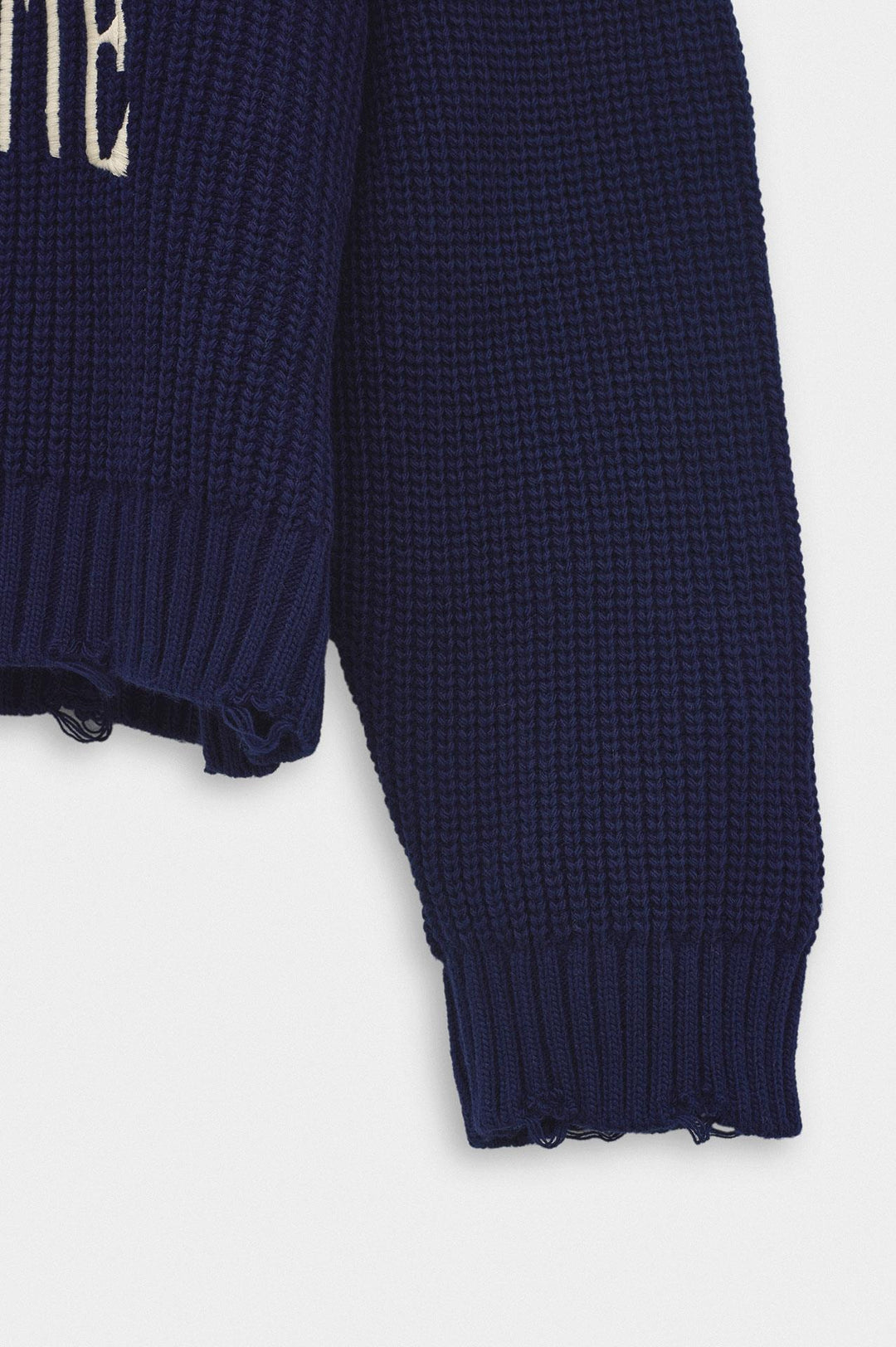 Giesto Pull crop fit bleu marine - Bleu marine