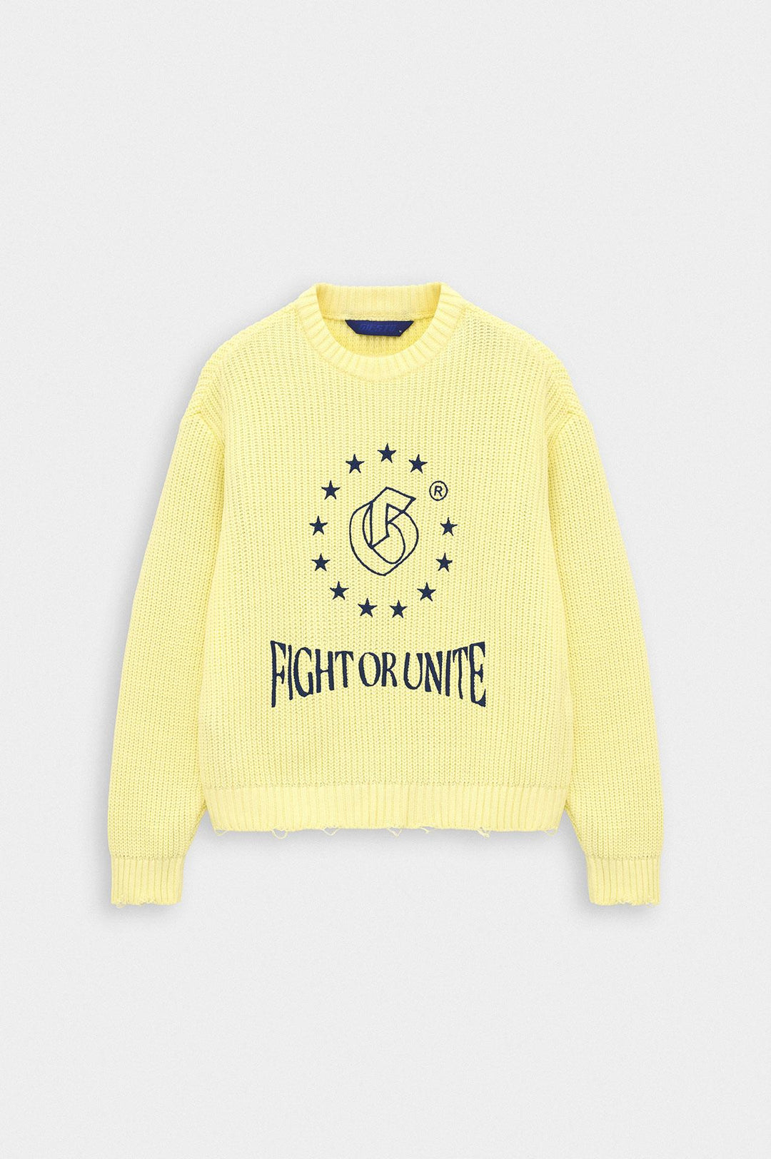 Giesto Pull crop fit jaune - Jaune