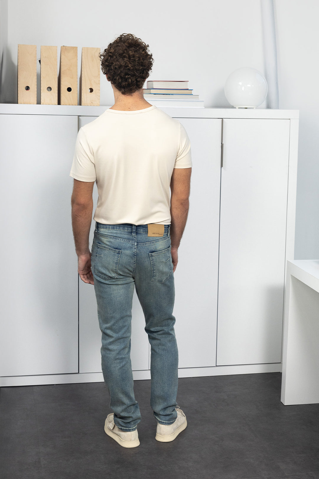 Giesto T-Shirt Coupe Ajustée - Beige