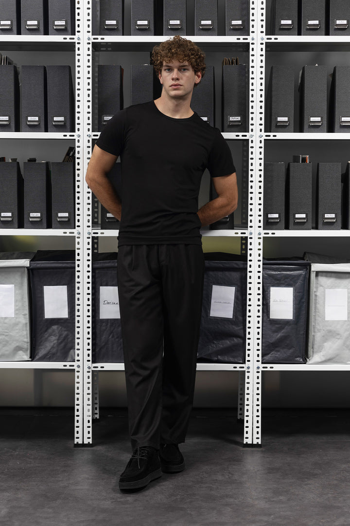 Giesto T-Shirt Ajusté - Noir
