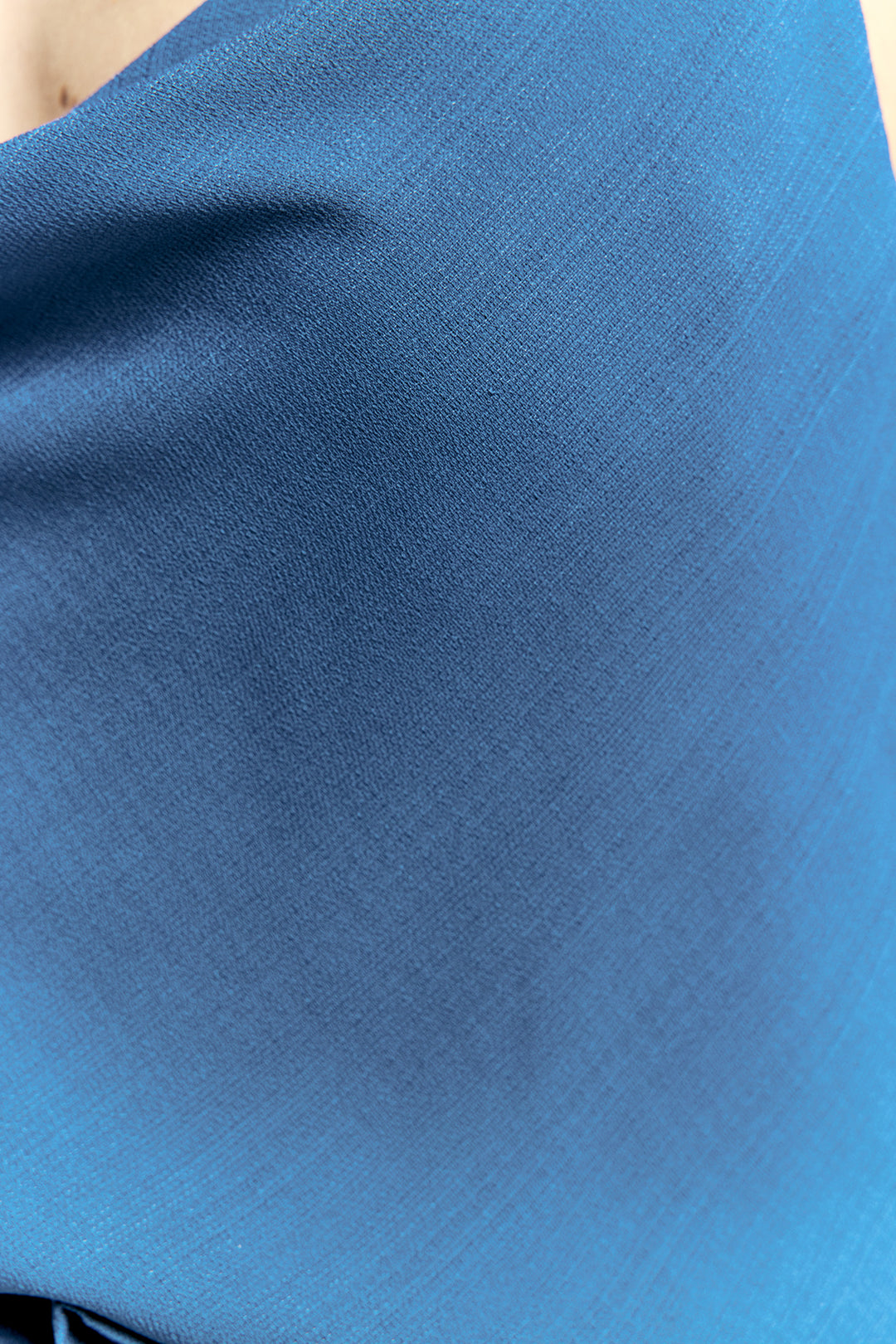 Sateen Blouse à col dégagé - Indigo