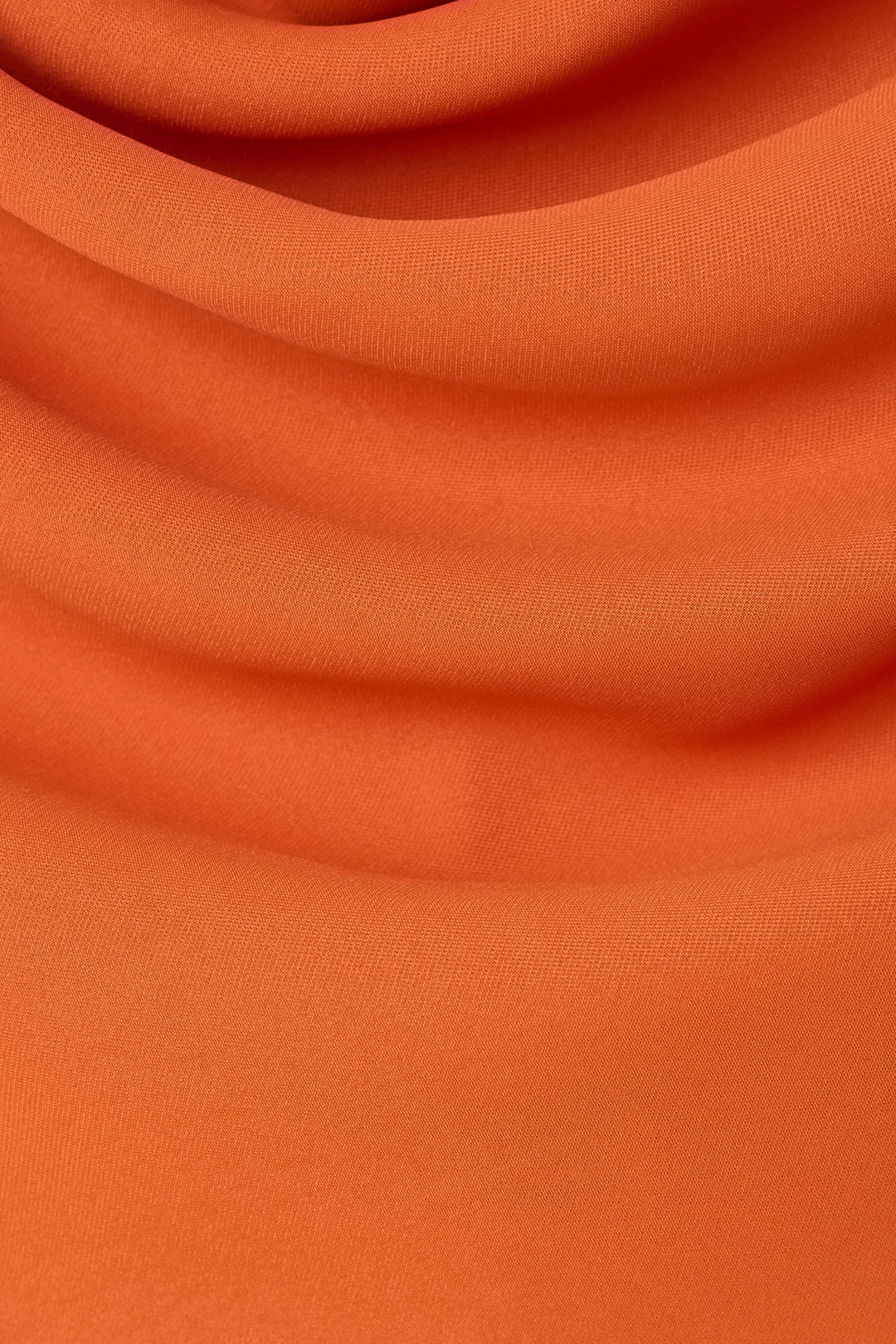 Sateen Blouse sans manches à col dégagé - oranj