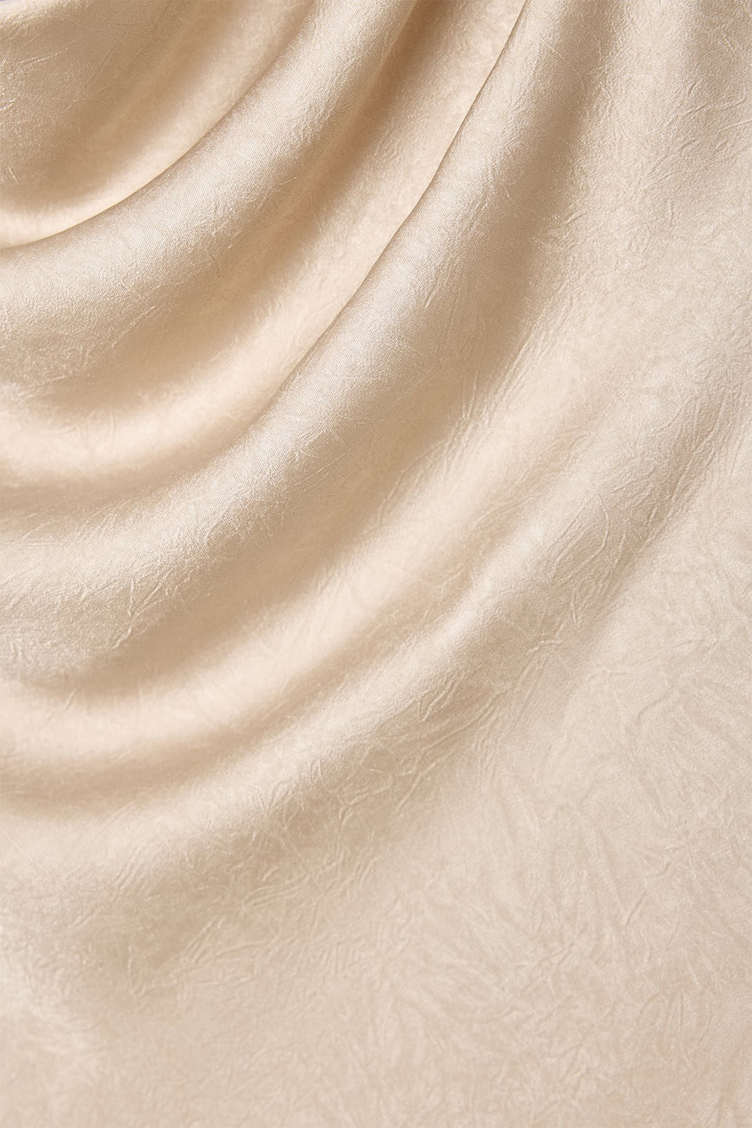 Sateen Débardeur Satiné Col Bateau - Beige