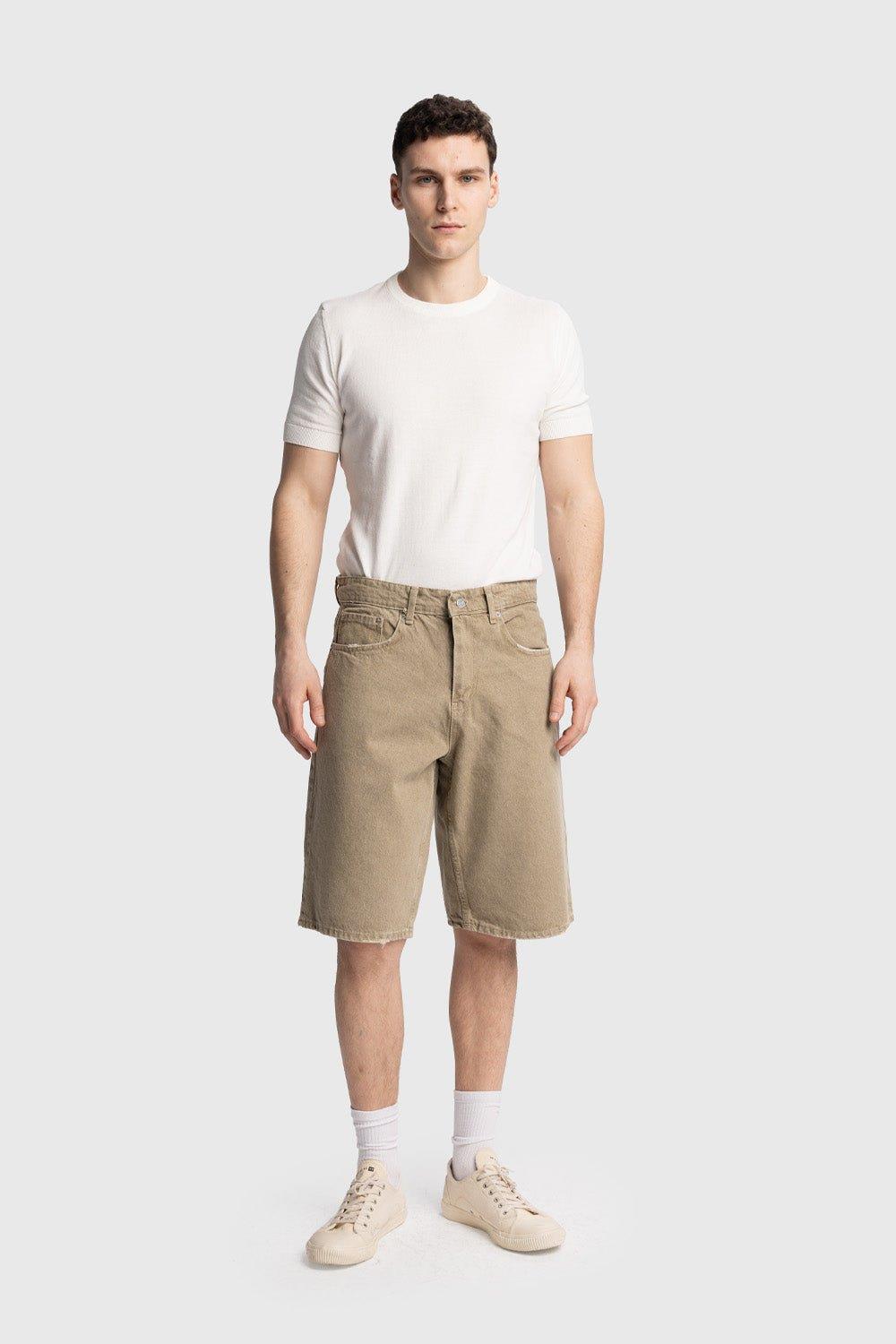 Giesto Short en Jean - Beige