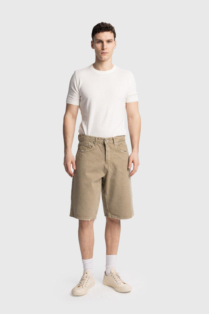 Giesto Short en Jean - Beige