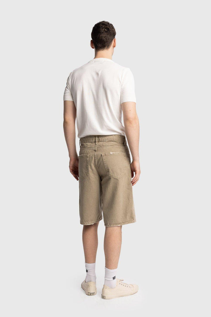 Giesto Short en Jean - Beige