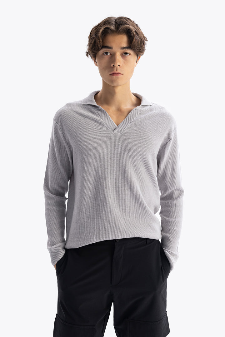 Giesto Pull Col Marin - Gris