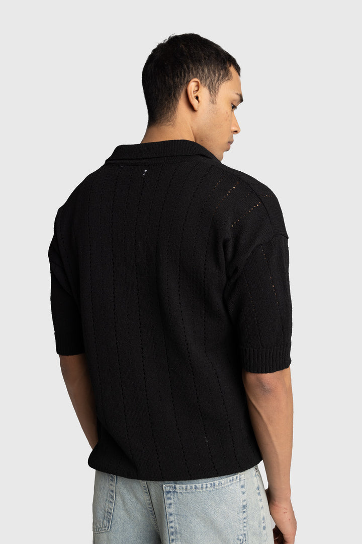 Giesto T-shirt en tricot à motifs - Beige