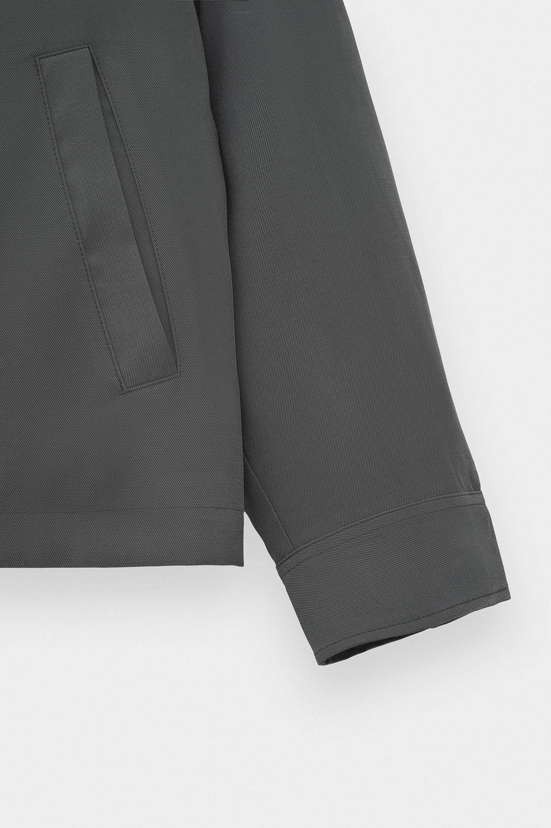 Giesto Veste en modal fine anthracite à col montant et zip - Anthracite
