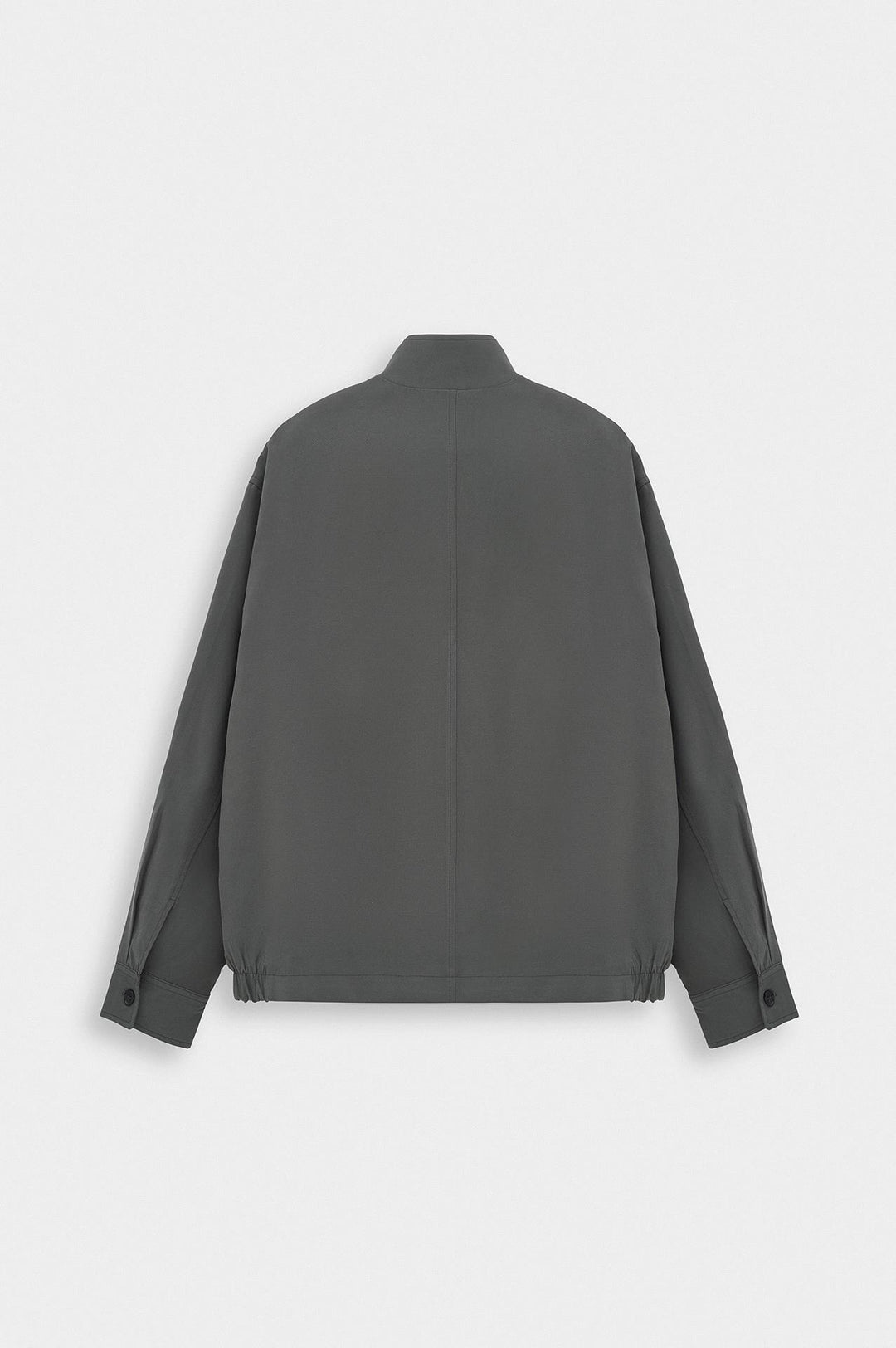Giesto Veste en modal fine anthracite à col montant et zip - Anthracite